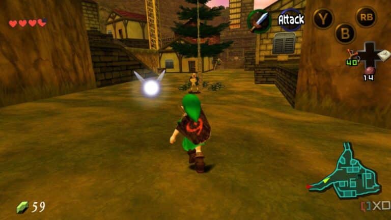 Visuel promotionnel de The Legend of Zelda Ocarina of Time avec logo Nintendo Switch 2