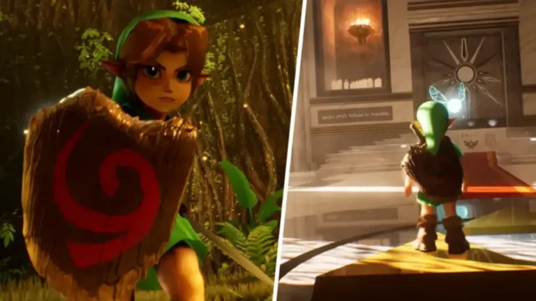 Visuel promotionnel du remake de The Legend of Zelda Ocarina of Time annonce pour Nintendo Switch 2