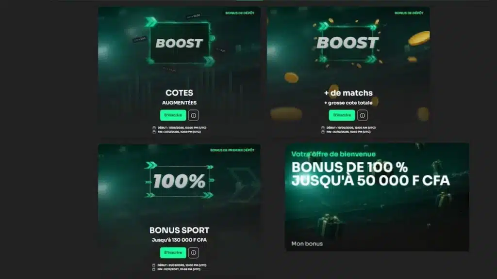 Bonus et promotions casino et paris sportifs sur Bet360