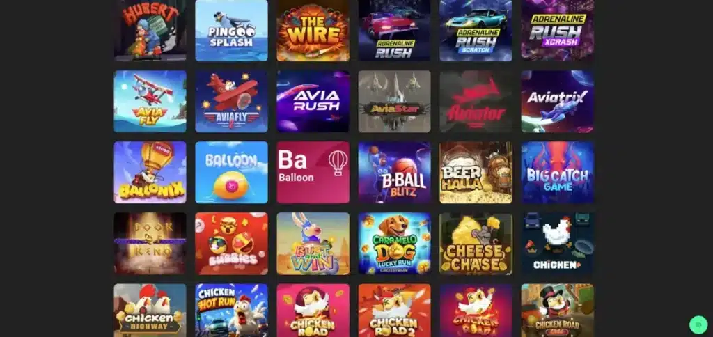 Mini-jeux sur bet360 casino marché ivoirien