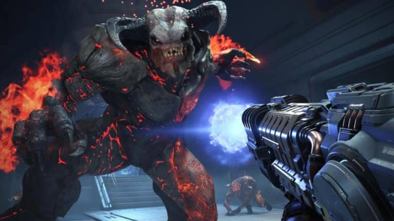 Logo du studio id Software sur fond sombre illustrant la crise des licenciements massifs de 2026