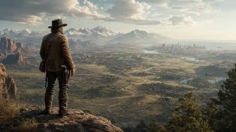 Carte conceptuelle fan-made de Red Dead Redemption 3 couvrant les Etats-Unis, Canada et Mexique