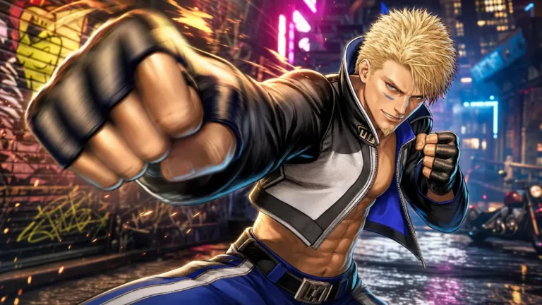 Rick Strowd dans le teaser anime de Fatal Fury City of the Wolves saison 3 par SNK