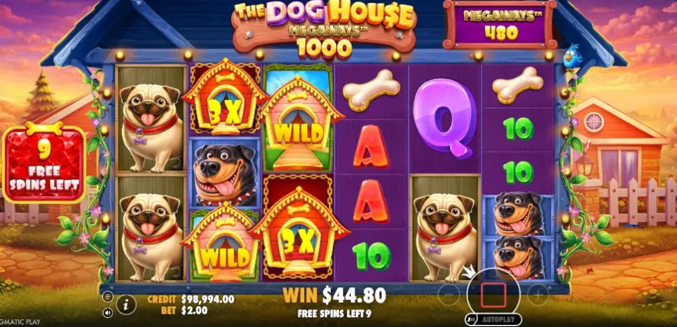 Super free spins The Dog House Megaways 1000 Pragmatic Play