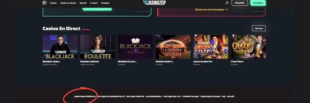 Profiter de Casinozer en Suisse
