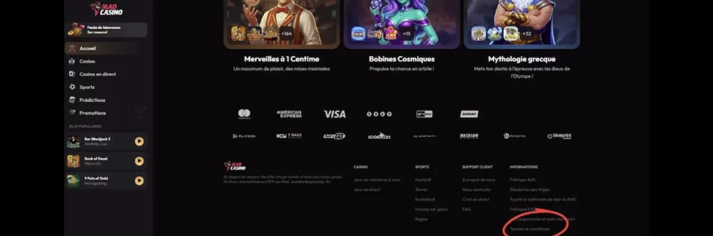 MadCasino suisse