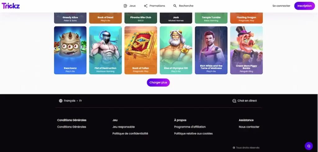 Trickz casino suisse