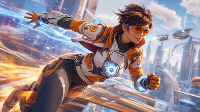 Logo Blizzard Entertainment avec les franchises Overwatch et Diablo 4 en arriere-plan