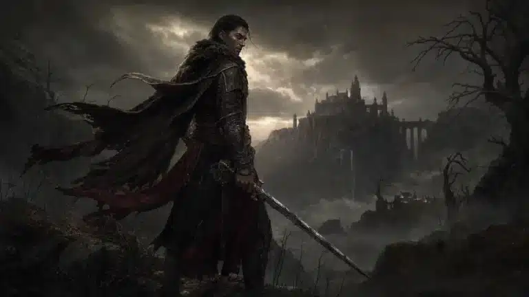 Visuel promotionnel de The Blood of Dawnwalker, RPG dark fantasy de Rebel Wolves prevu pour septembre 2026